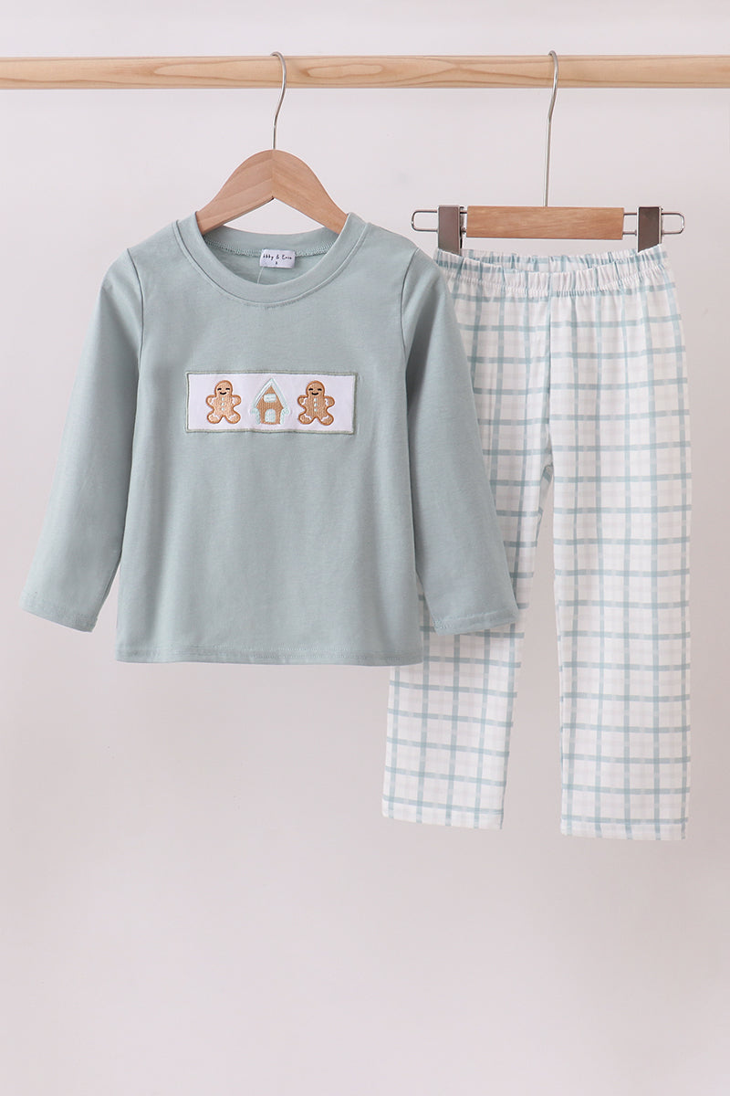 Gingerbread Gingham Pants Set