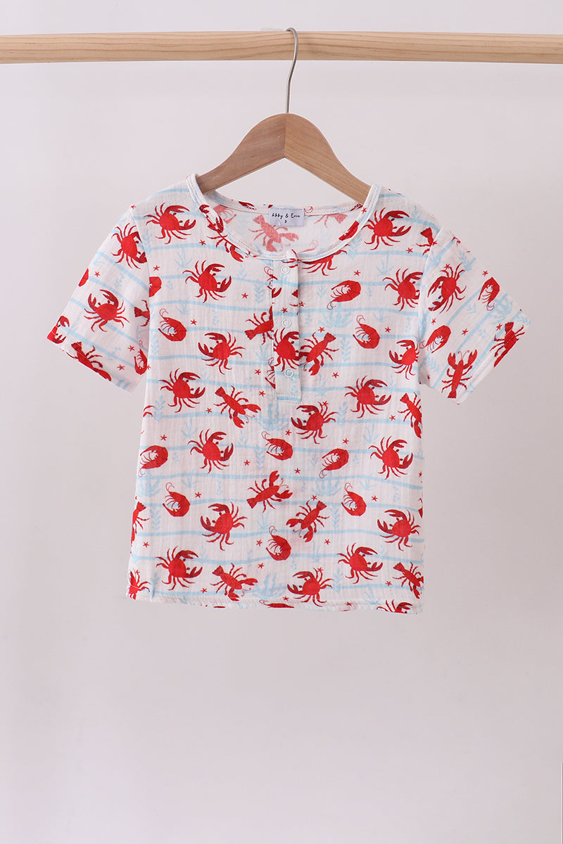 Crabs & Crawfish Muslin Shirt