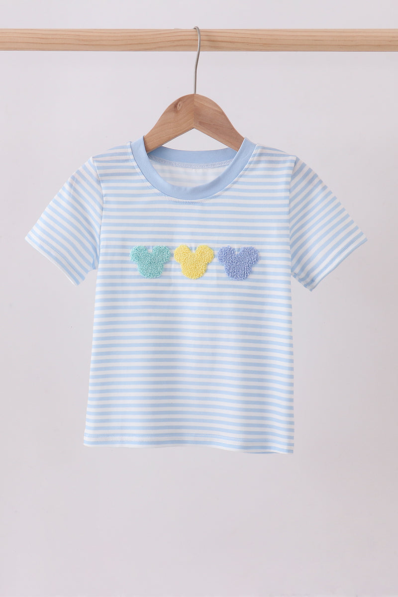 Mickey French Knot Stripe Top