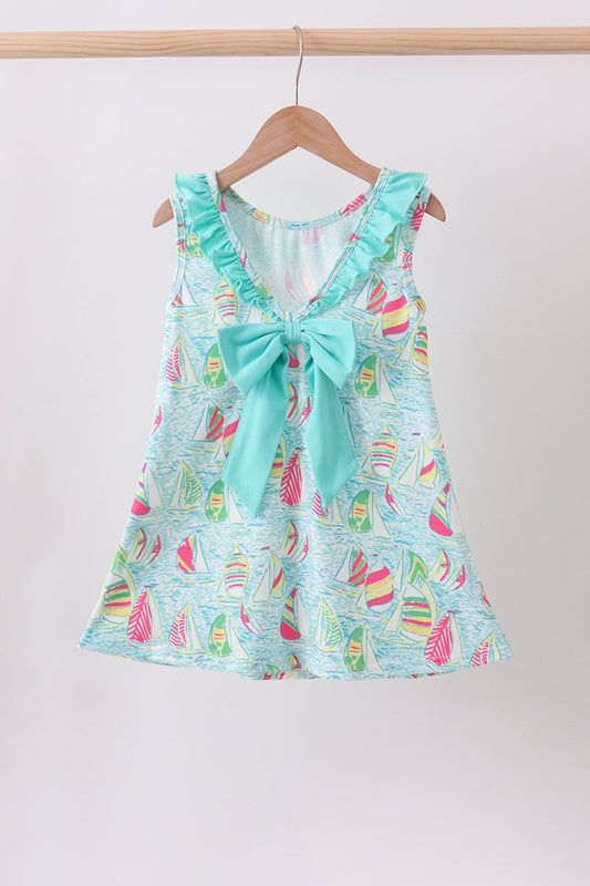 Sailboat Ruffle Dress