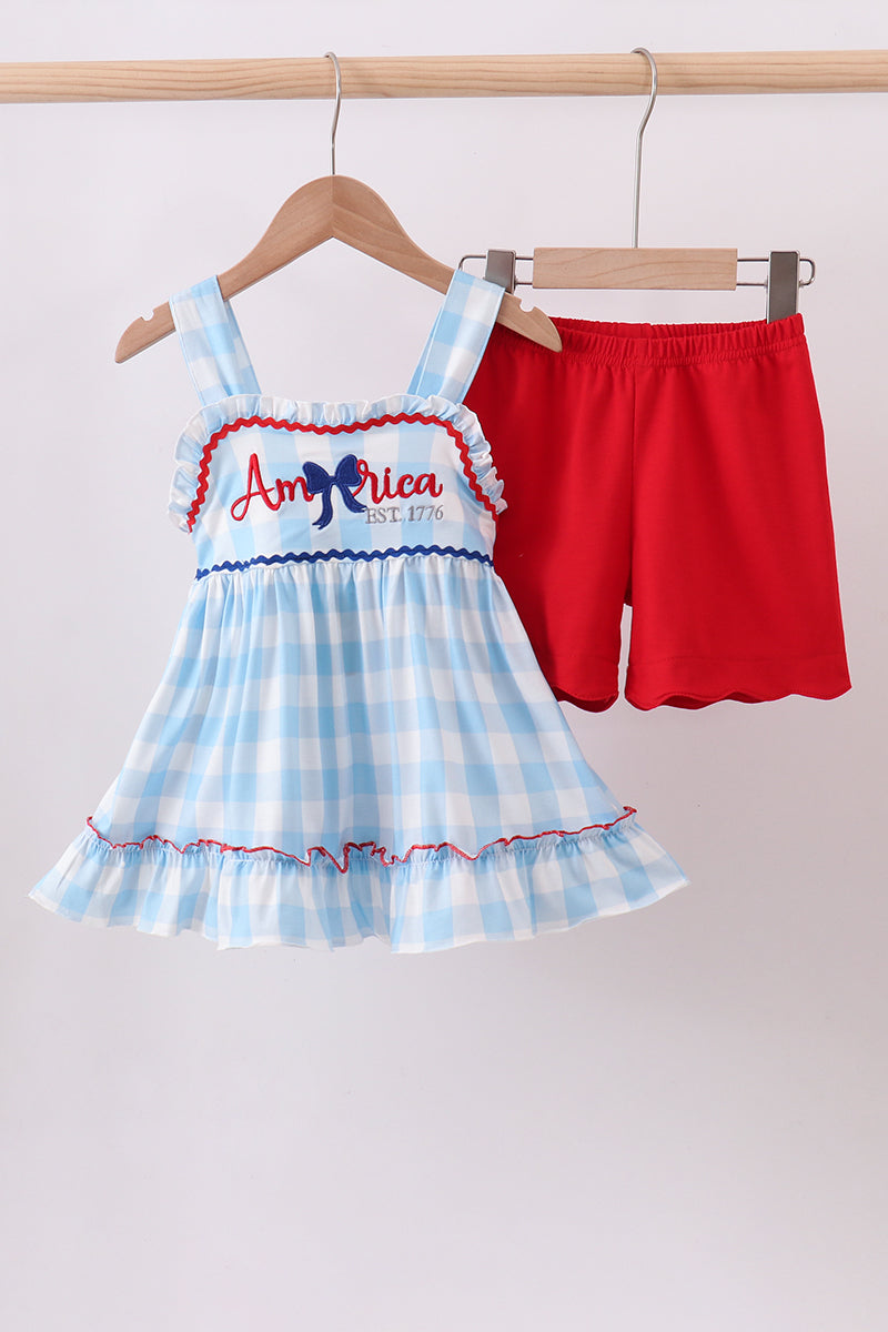 America Shorts Set