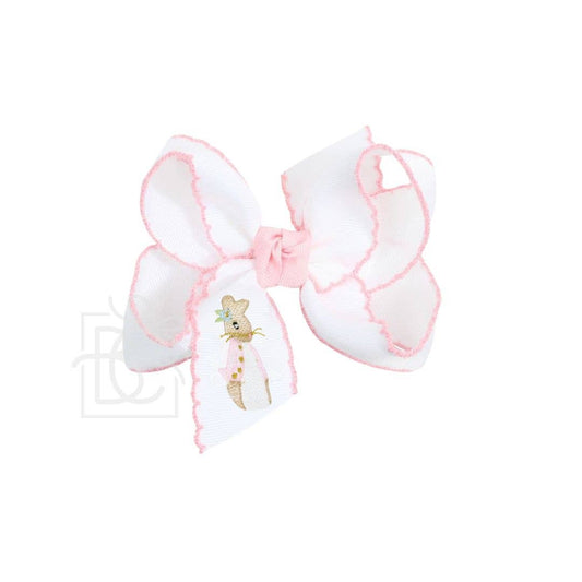4.5" Petunia Crochet Edge Bows