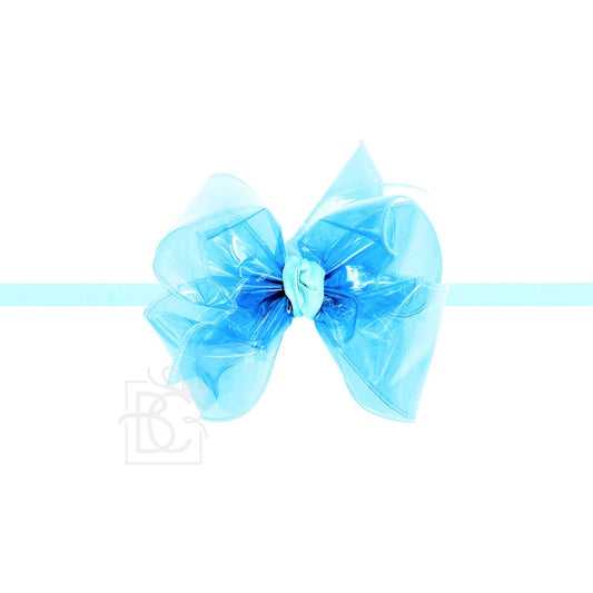 1/4" PANTYHOSE HEADBAND W/WATERPROOF BOW