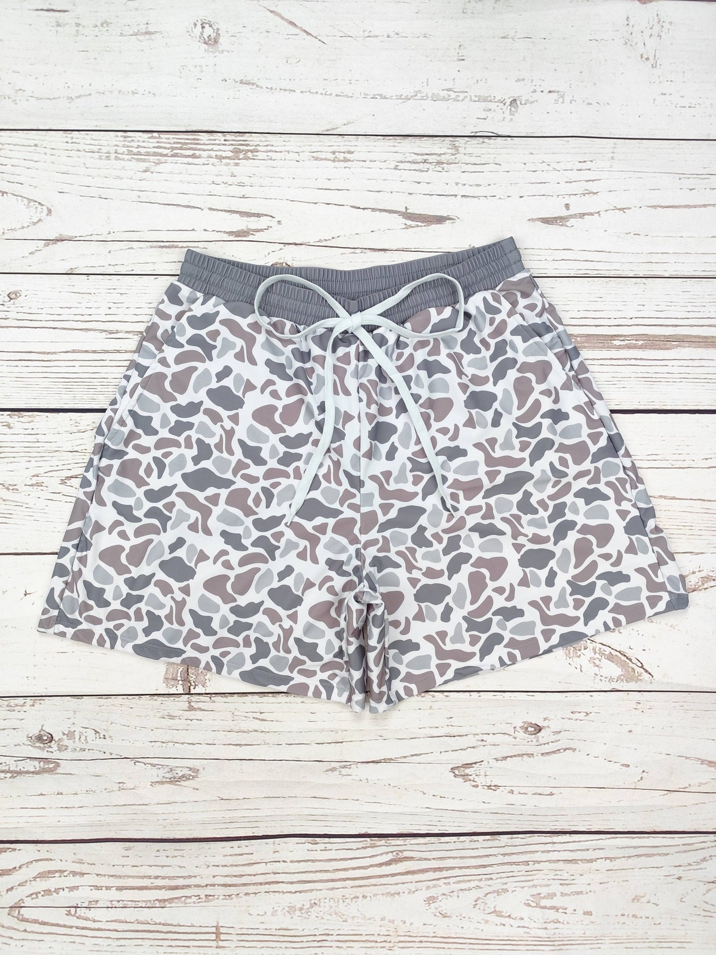 Mens Camouflage Swim Trunks