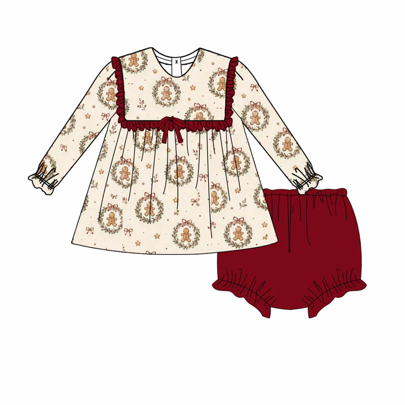 Gingerbread Bloomer Set
