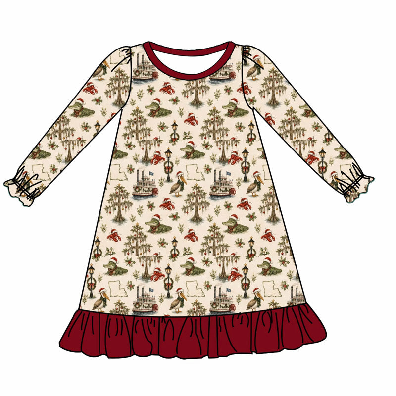 Cajun Christmas Bamboo Gown