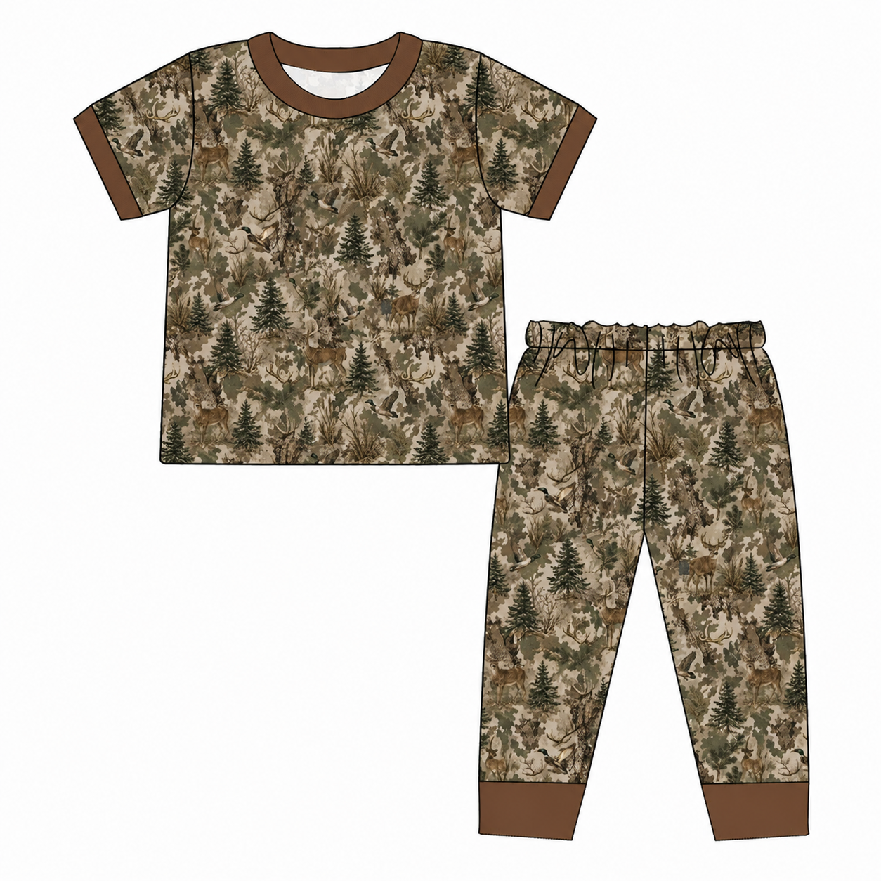 Hidden Hollows Bamboo Pants Set