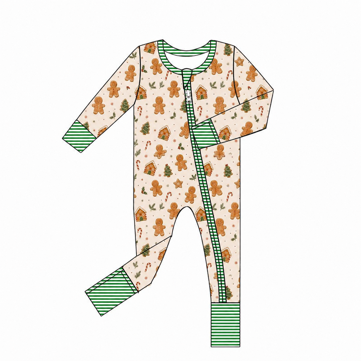 Green Cookie Comfort Bamboo Zippy