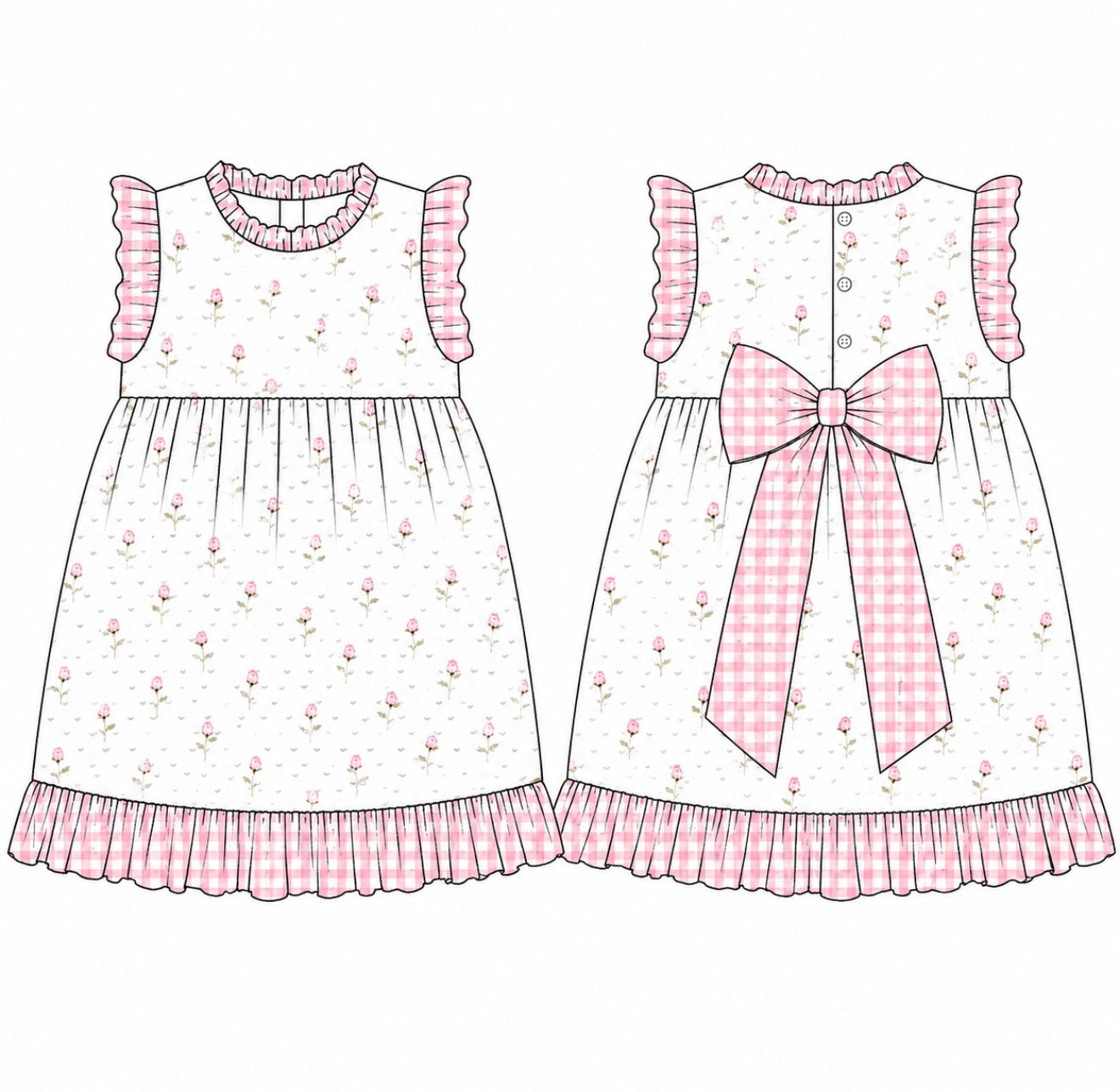 Buds & Dots Dress