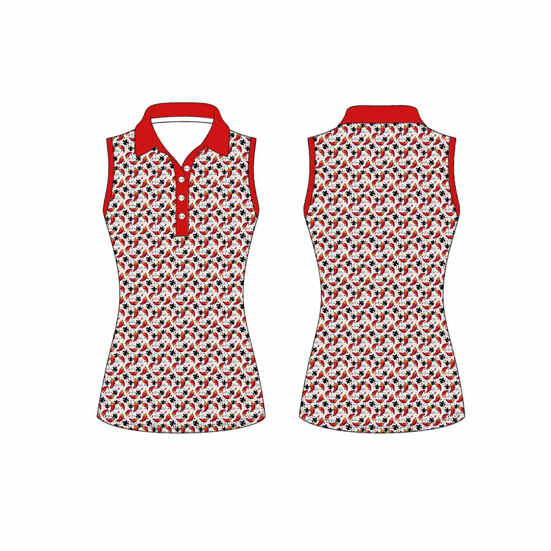 Women’s Micro Athletic Sleeveless Polo