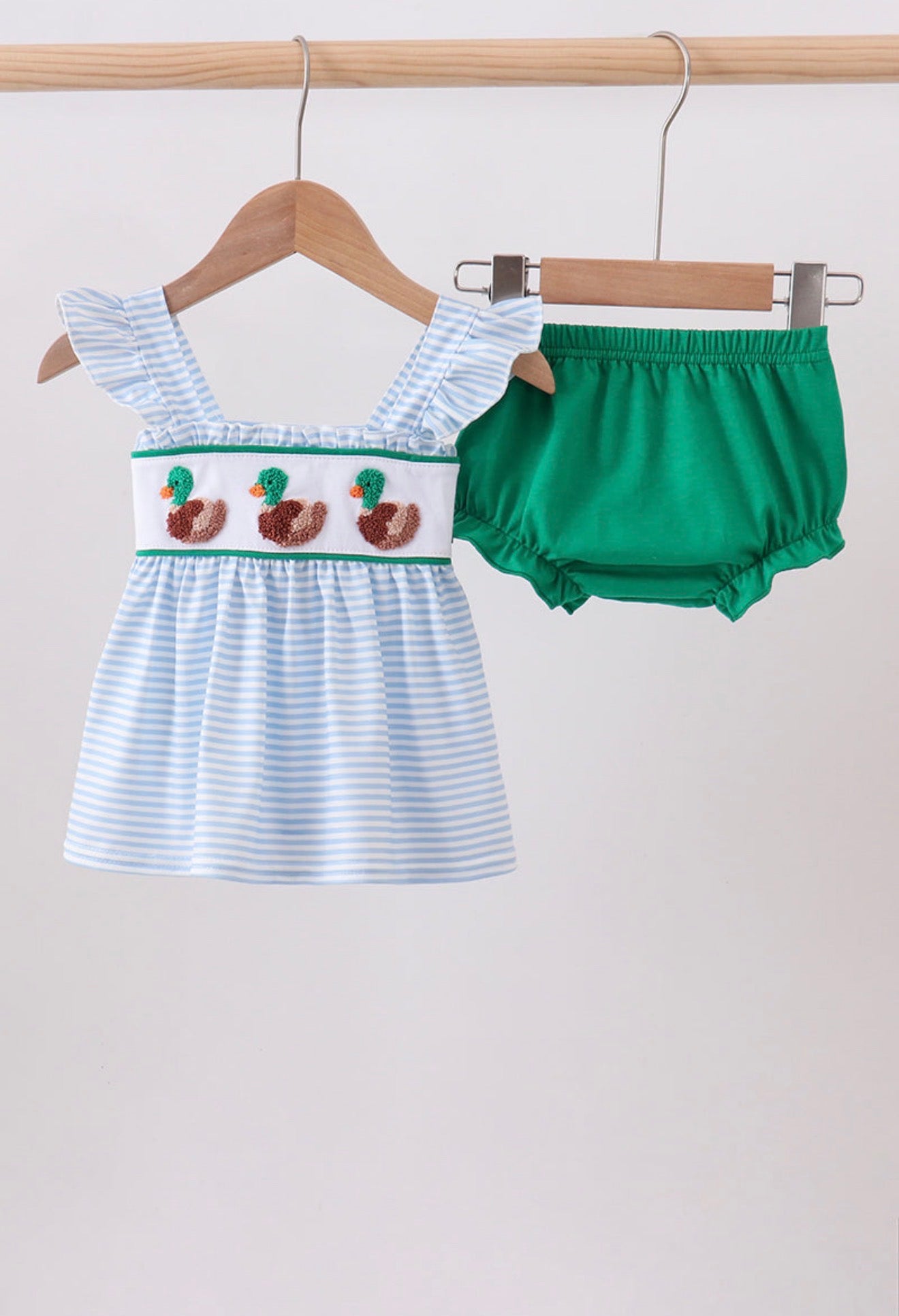 French Knot Duck Bloomer Set