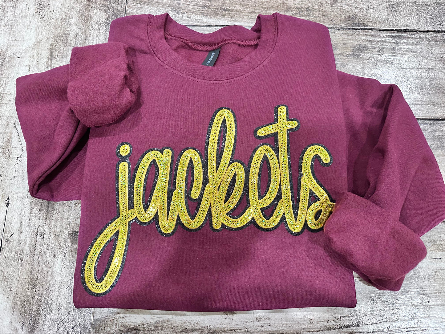 Sequin Jackets Sweatshirt