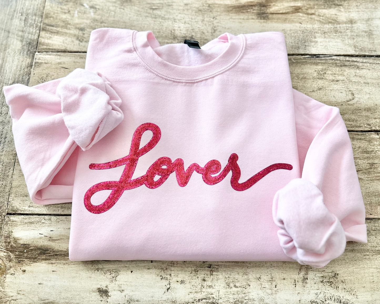 Lover Sequin Patch Sweatshirt