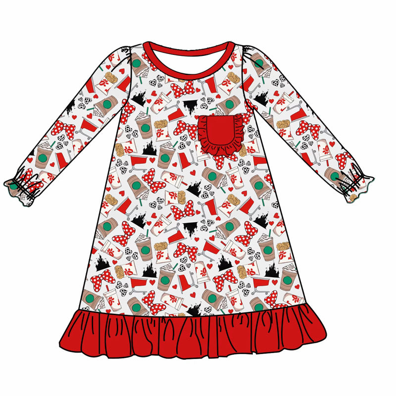 Magic, Mochas & Minis Ruffle Bamboo Gown