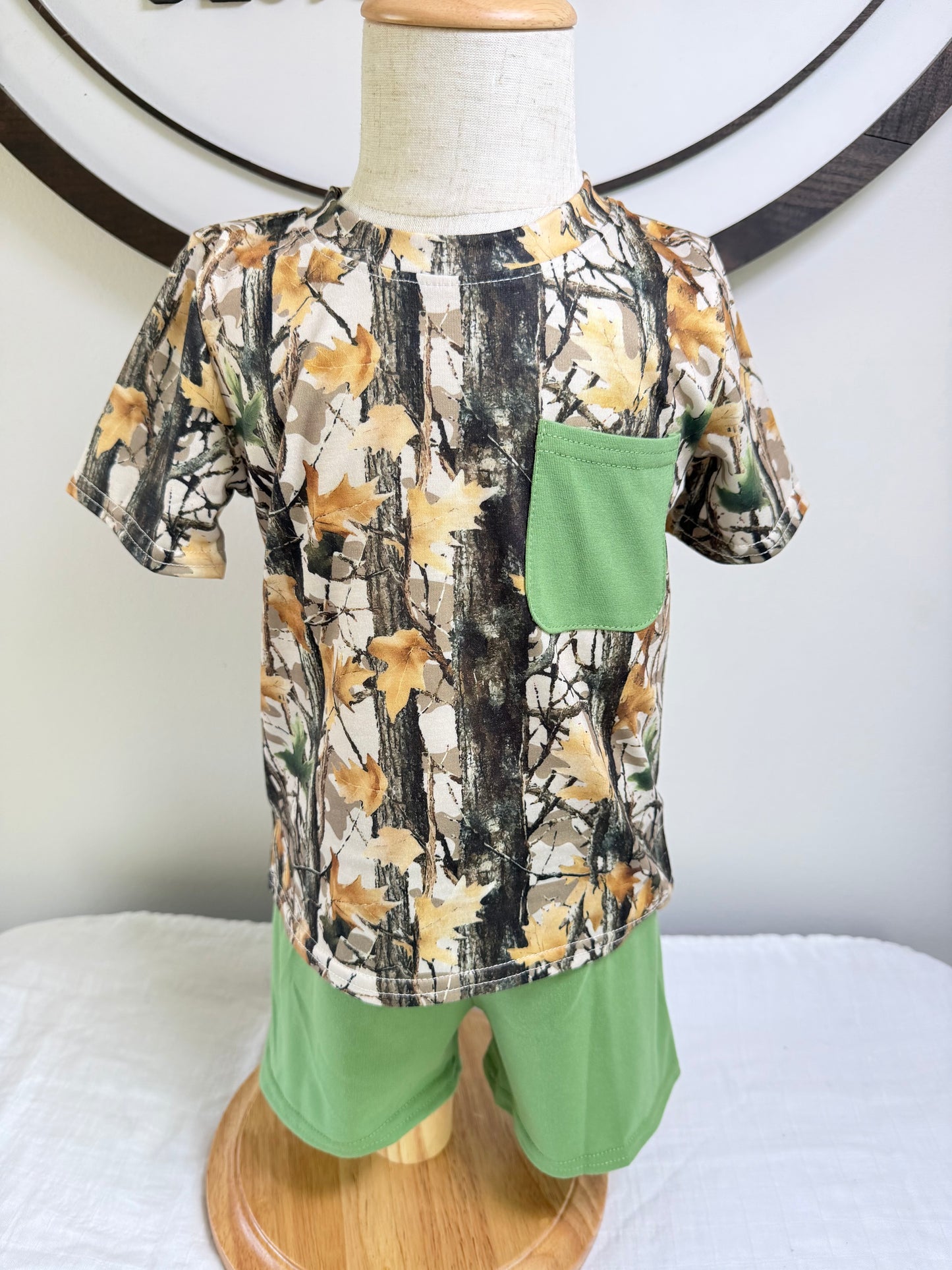 Camo Shorts Set