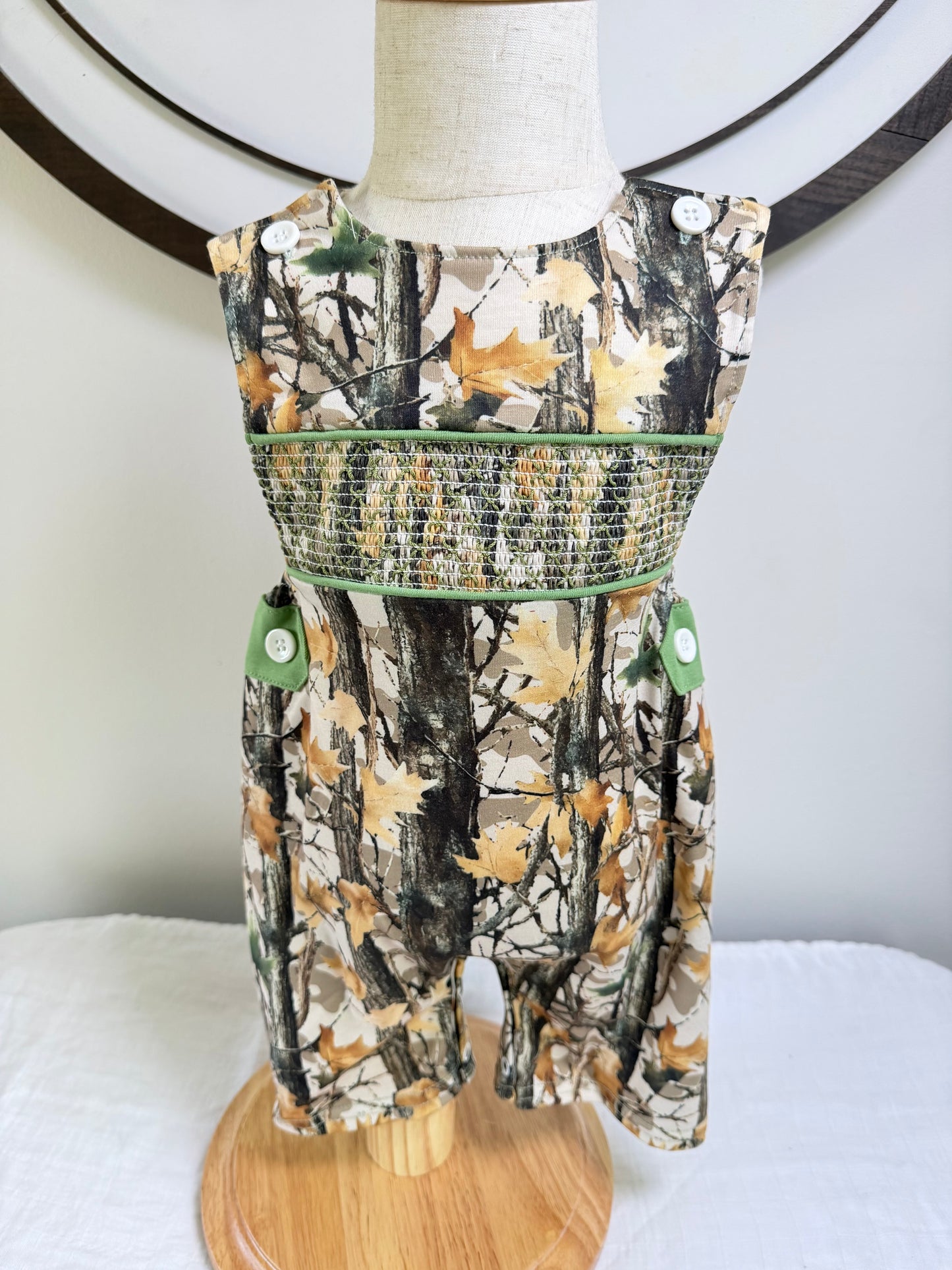Camo Smocked Jonjon
