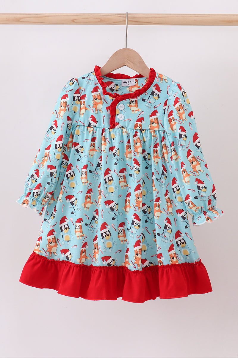 Bluey Christmas Gown