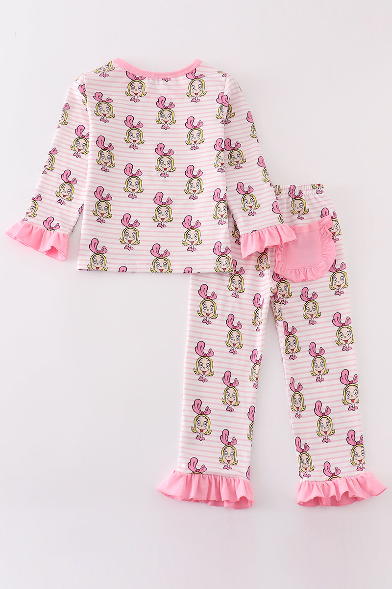 Cindy Lou Pajama Pants Set