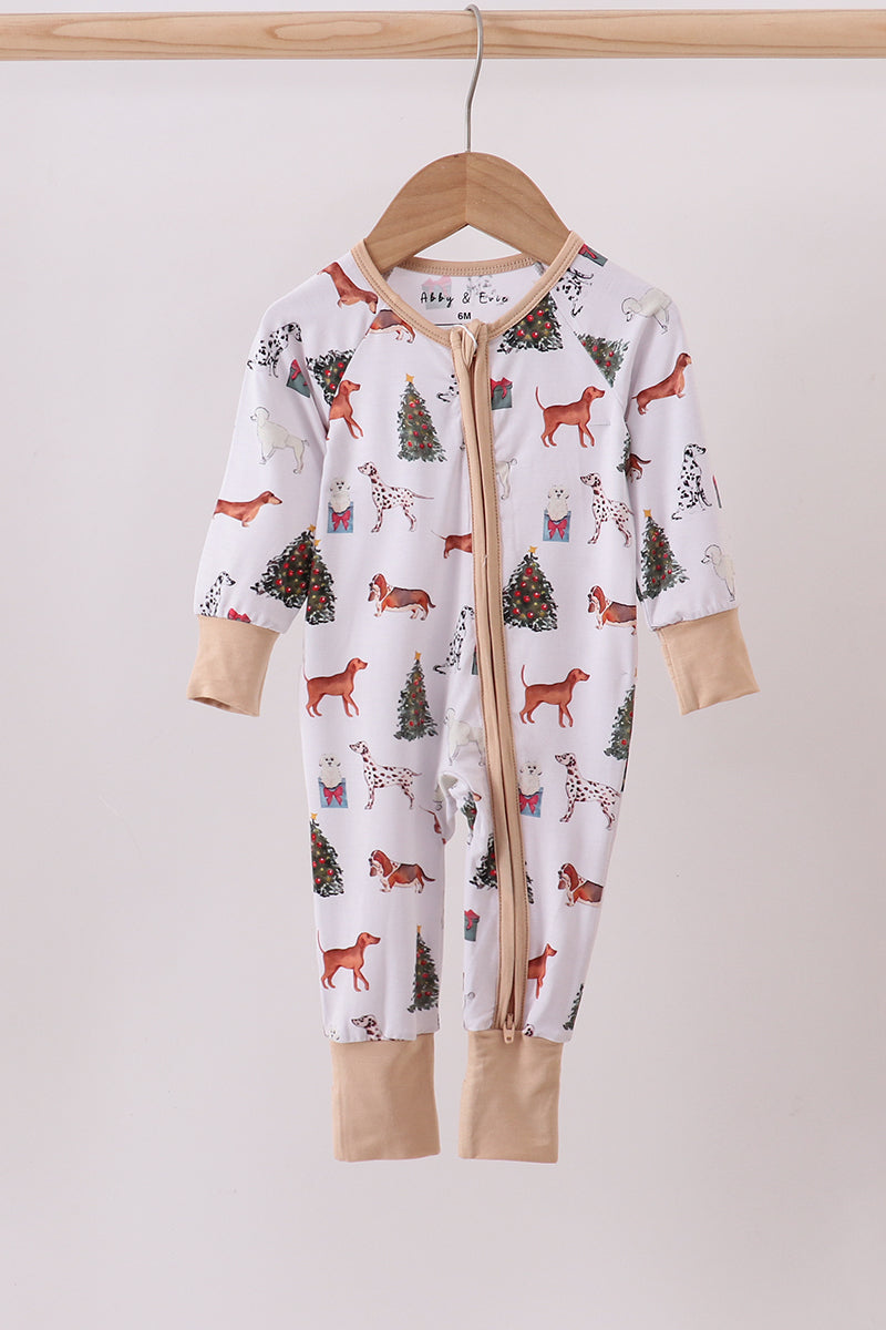 Christmas Dogs Bamboo Sleeper