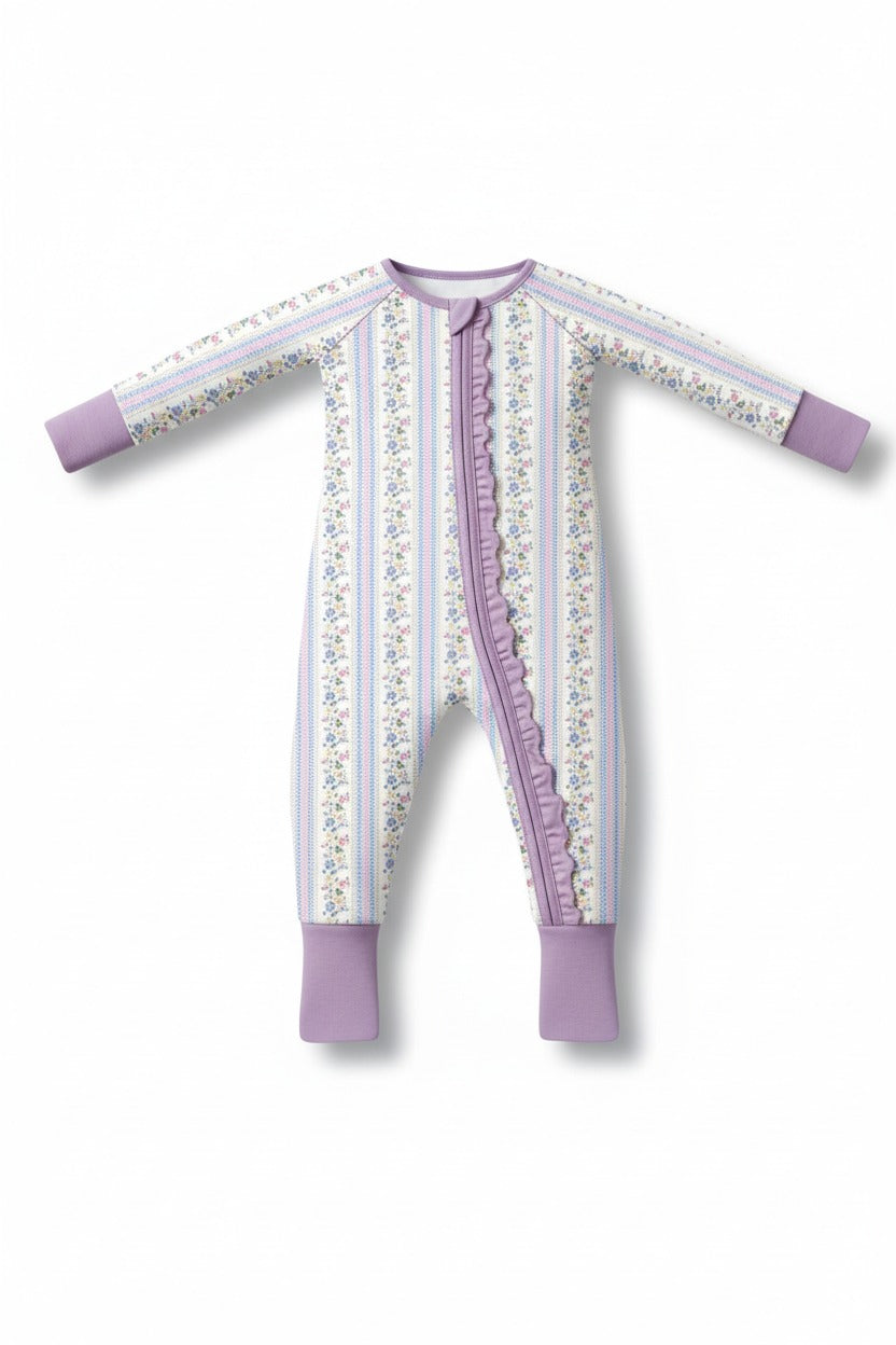 Lavender Floral Bamboo Sleeper