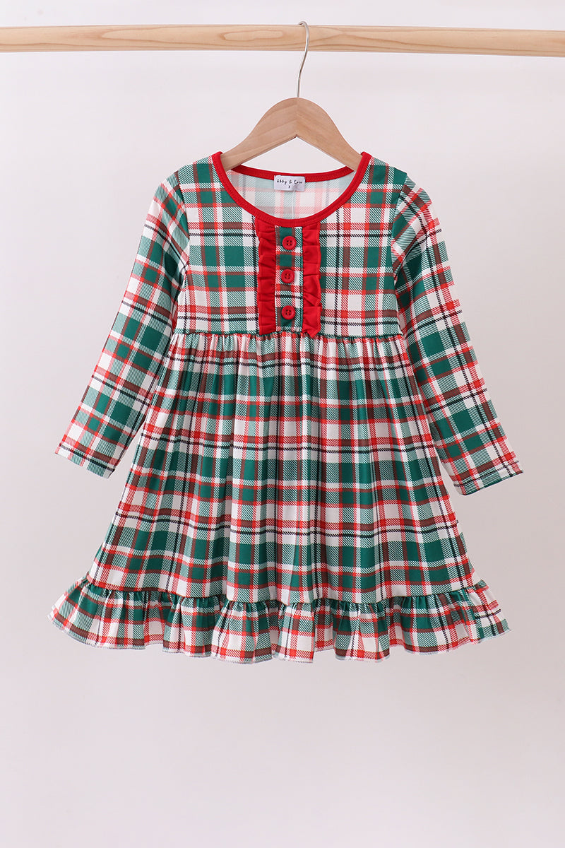 Christmas Plaid Dress