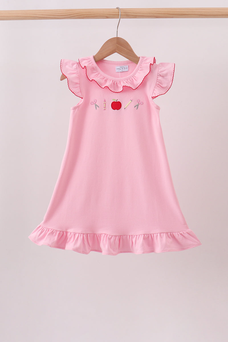 School Embroidered Dress