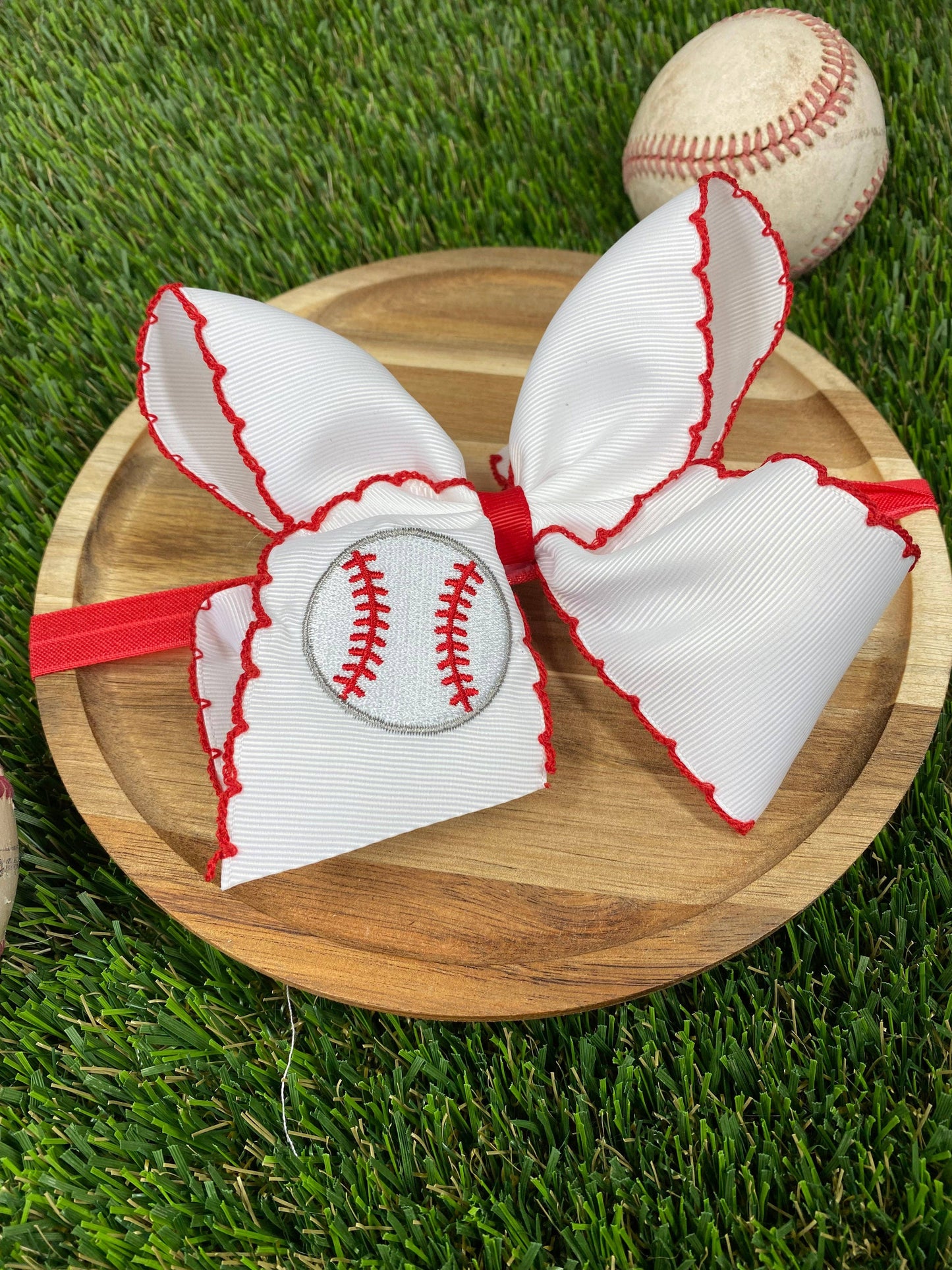 Moonstitch Embroidered Baseball headband