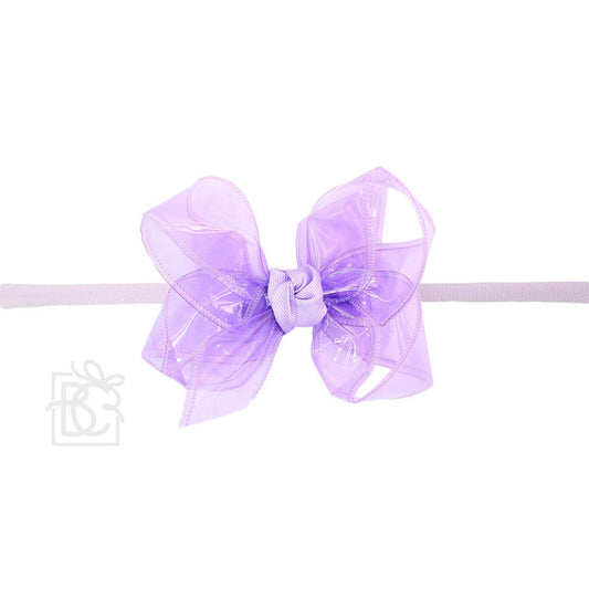 1/4" PANTYHOSE HEADBAND W/WATERPROOF BOW