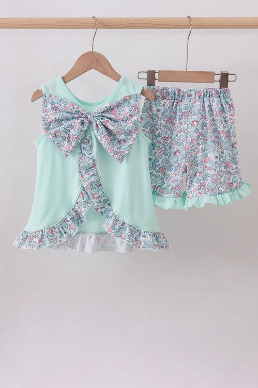 Floral Minnie Ruffle Swingback Shorts Set