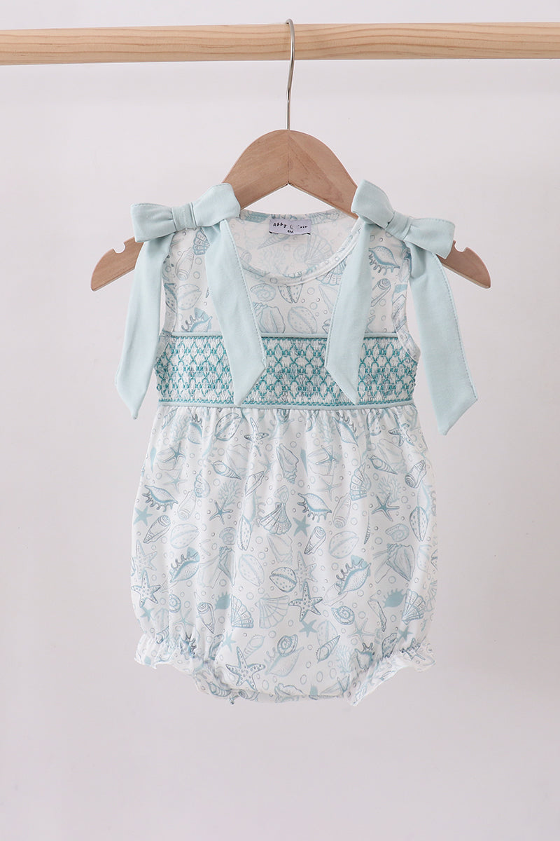Seashell Smocked Bubble