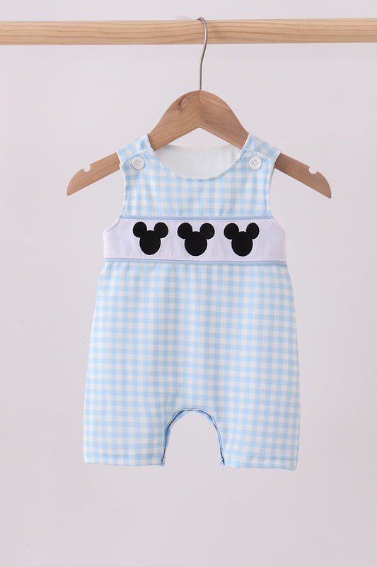 Mickey Embroidery Gingham Jonjon