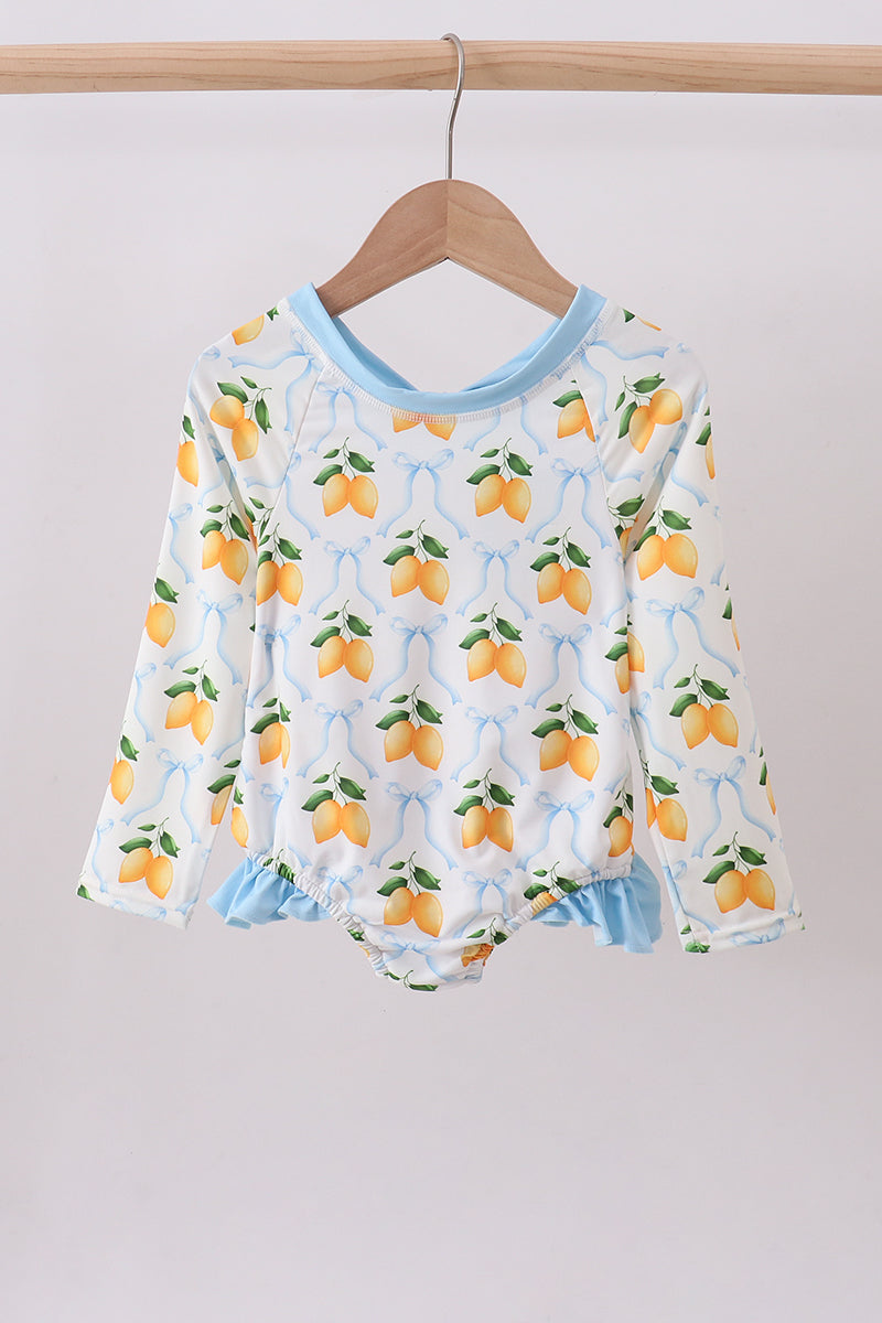 Lemon Rashguard Swim