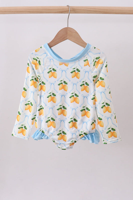 Lemon Rashguard Swim