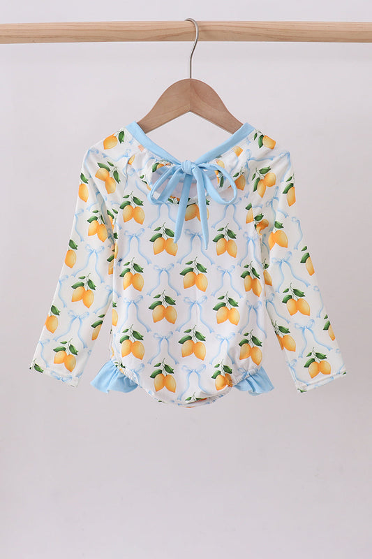 Lemon Rashguard Swim