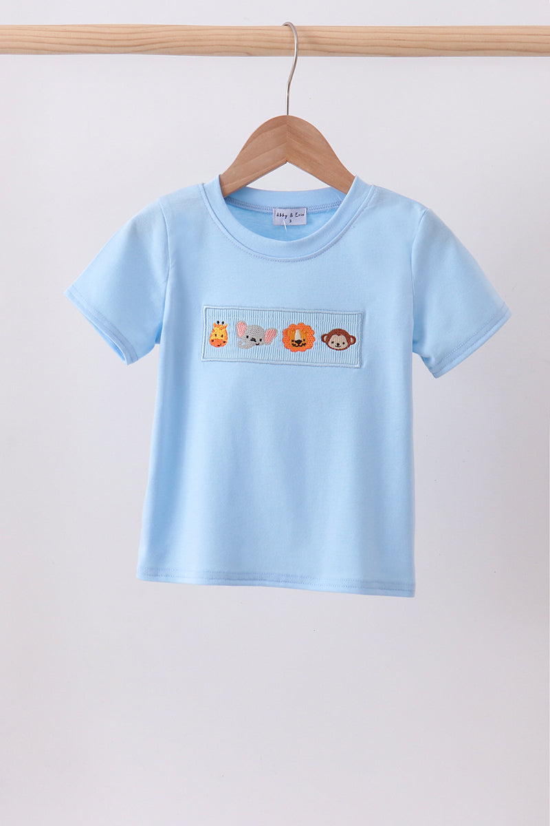 Animal Smocked Shirt