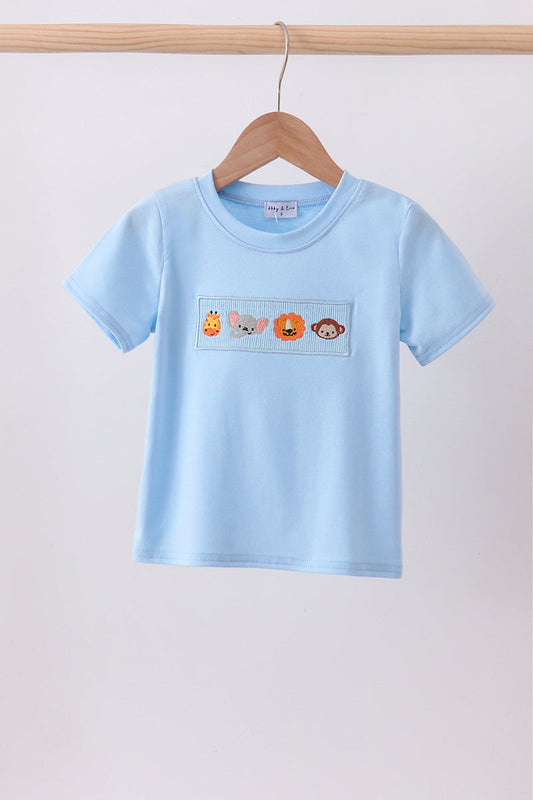 Animal Smocked Shirt