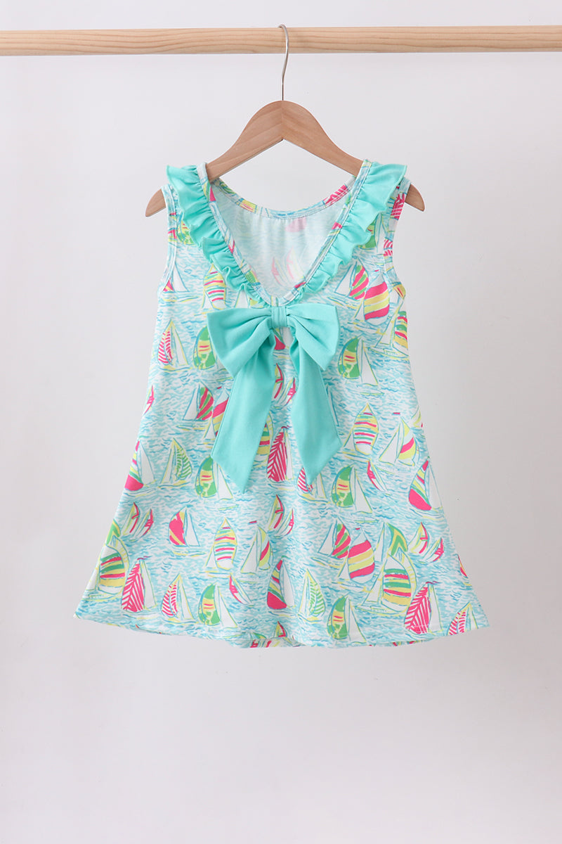Sailboat Ruffle Dress