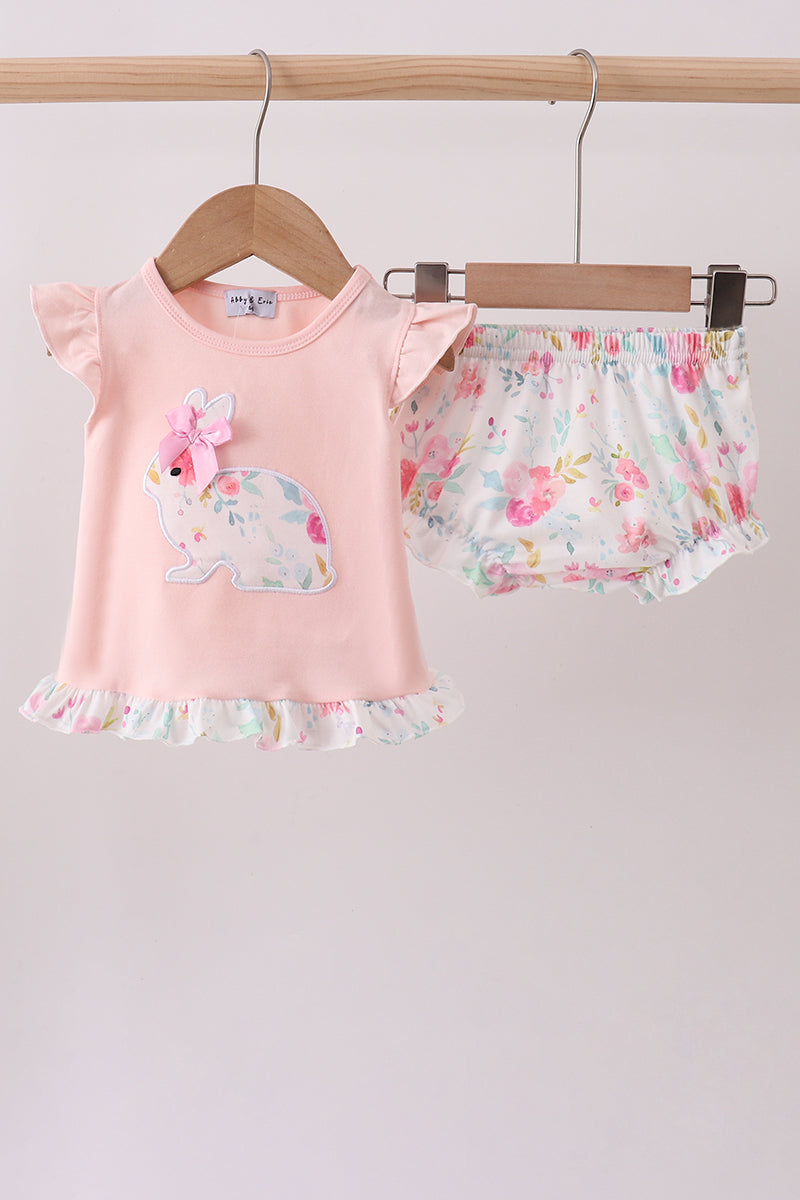 Floral Bunny Bloomer Set
