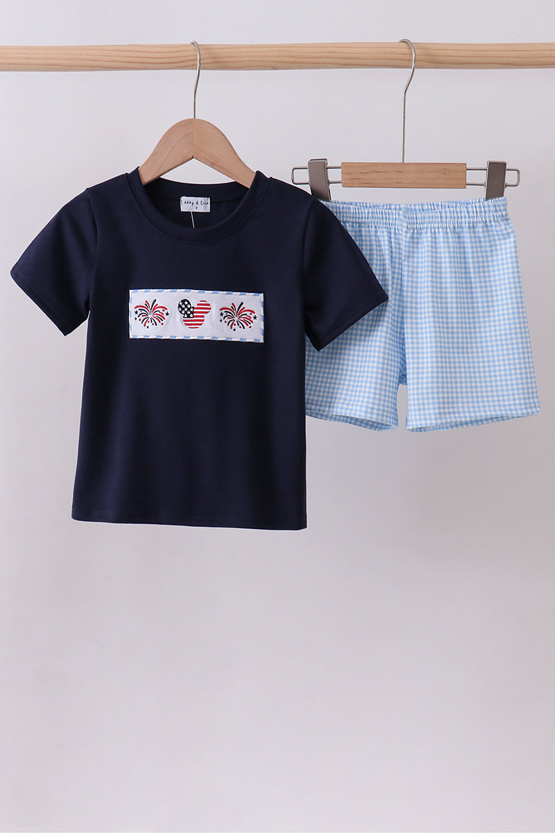 Patriotic Mickey Shorts Set