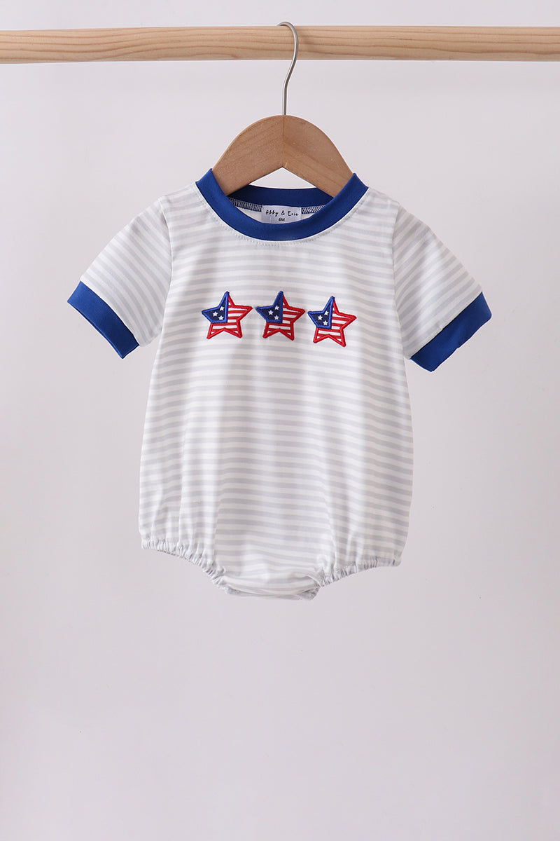 Patriotic Star Appliqué Bubble