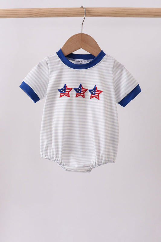 Patriotic Star Appliqué Bubble