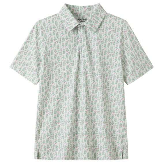 Kids Spring Floral Polo