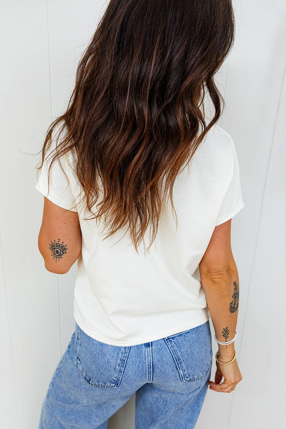 Leopard Bow Embroidered T-Shirt