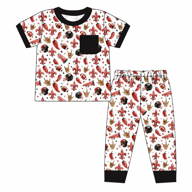 Cajun Kickoff Bamboo Pocket Pajama Set