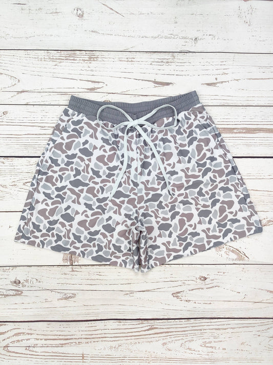 Mens Camouflage Swim Trunks