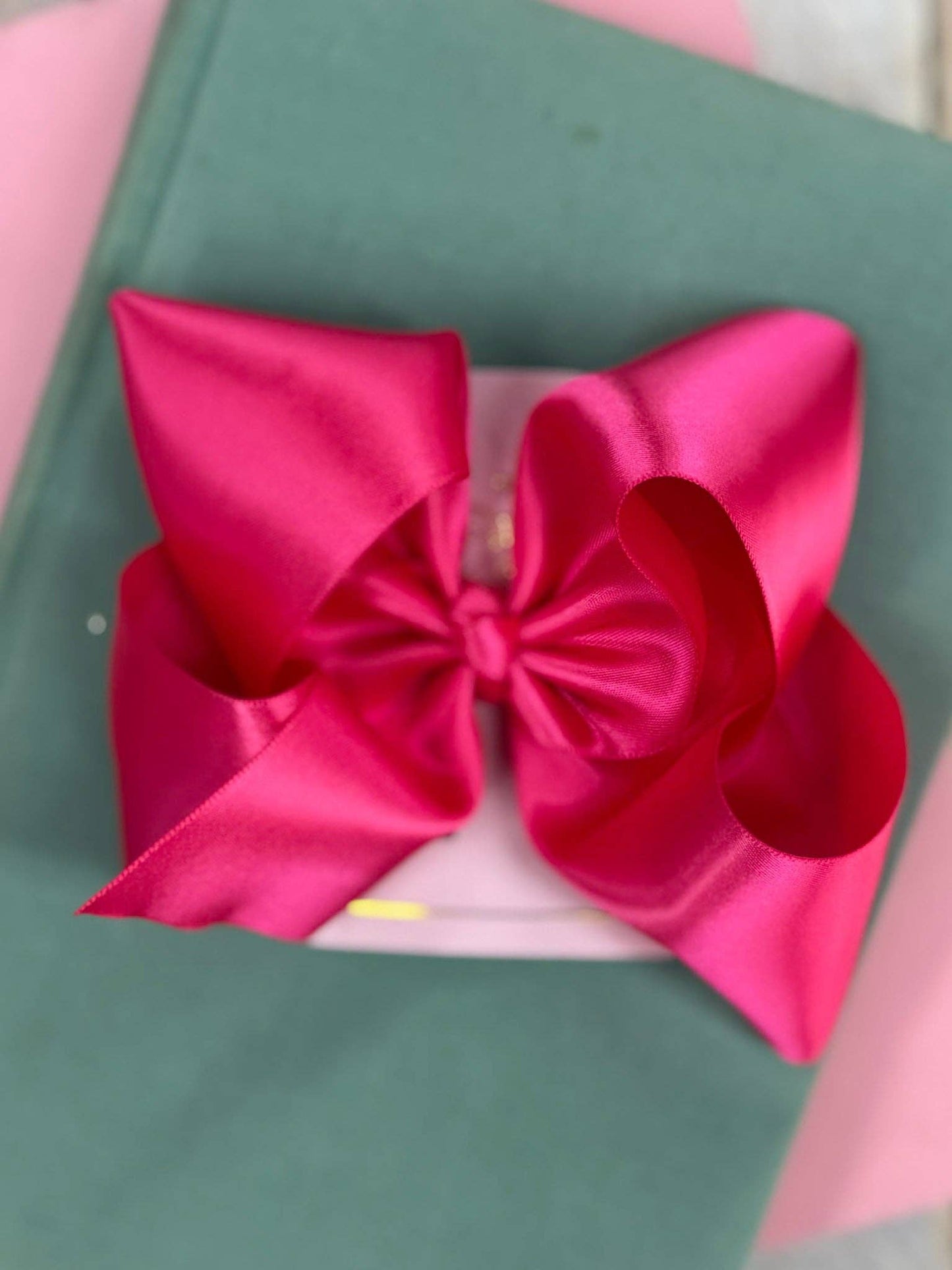 Classic Satin Hair Bows- 4.5" - Multiple Colors