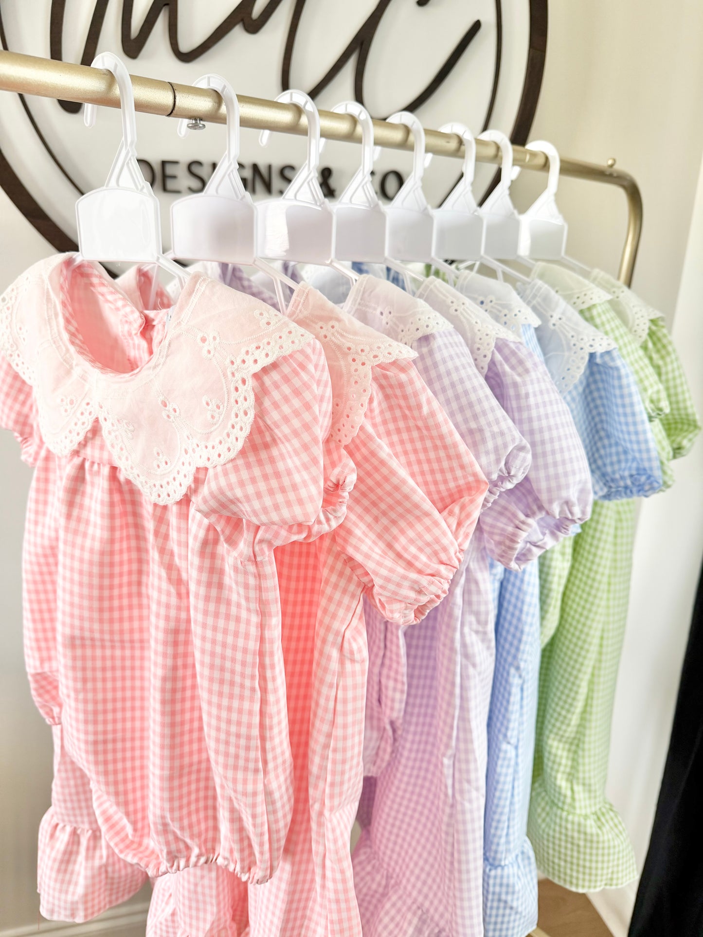 Gingham & Lace Collection (Bubbles & Dresses)