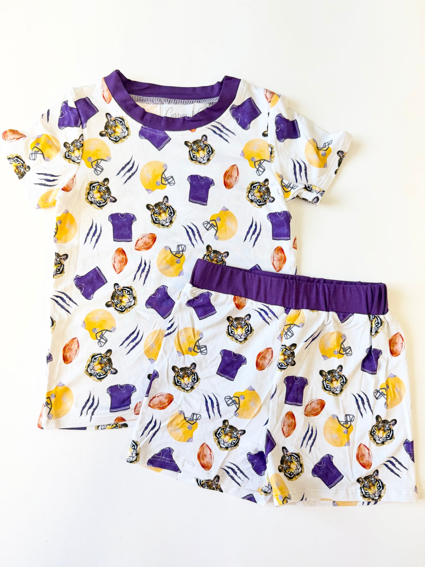 Tiger Bamboo Shorts Pajamas
