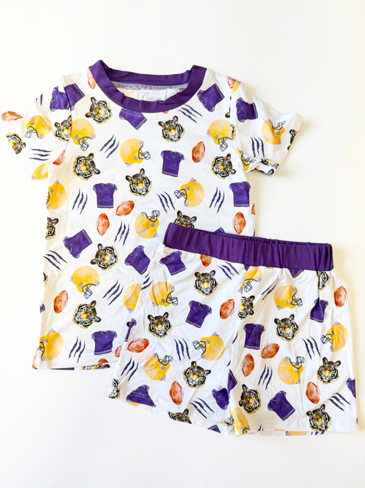 Tiger Bamboo Shorts Pajamas