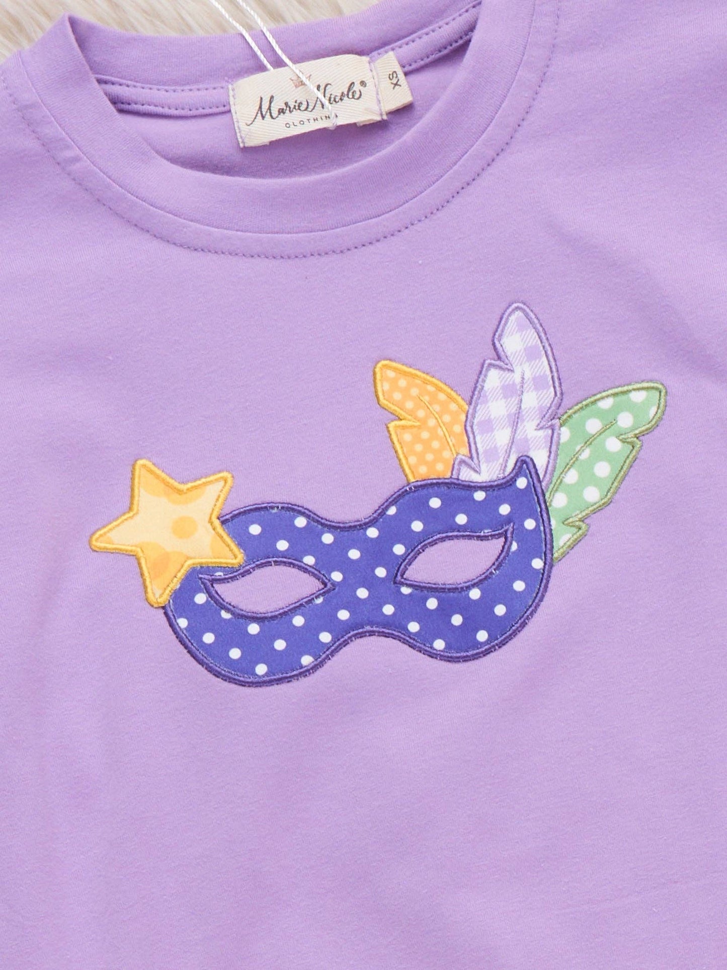 Masked Magic Embroidered Bell Bottom Outfit